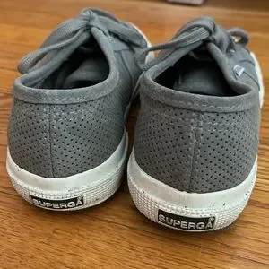 Leather Sneakers Superga Suede Perforated Sneakers Superga